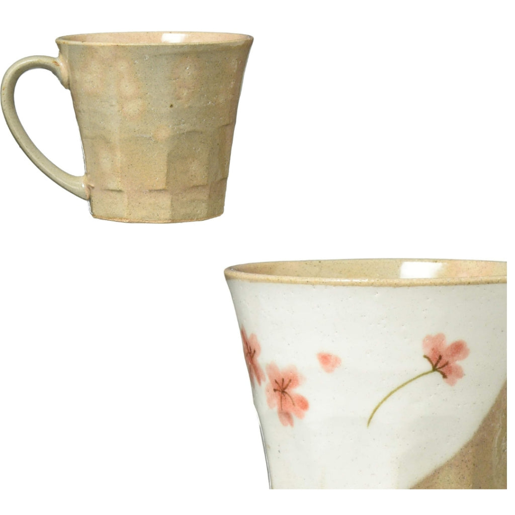 Mino Ware Floral Design Mug Collection
