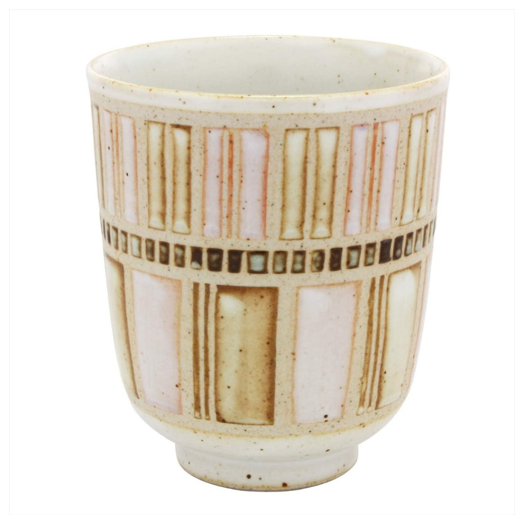 Hasami Ware Tile Art Mug & Teacup Set - Blue & Red