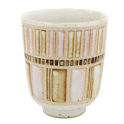 Hasami Ware Tile Art Mug & Teacup Set - Blue & Red