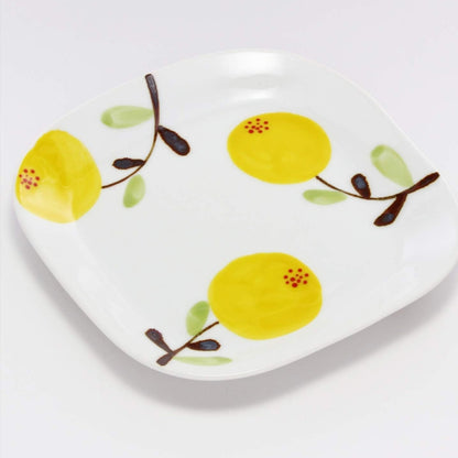 Hasami Porcelain Fukumine Touen Mocoa Collection - Square Plate & Mugs
