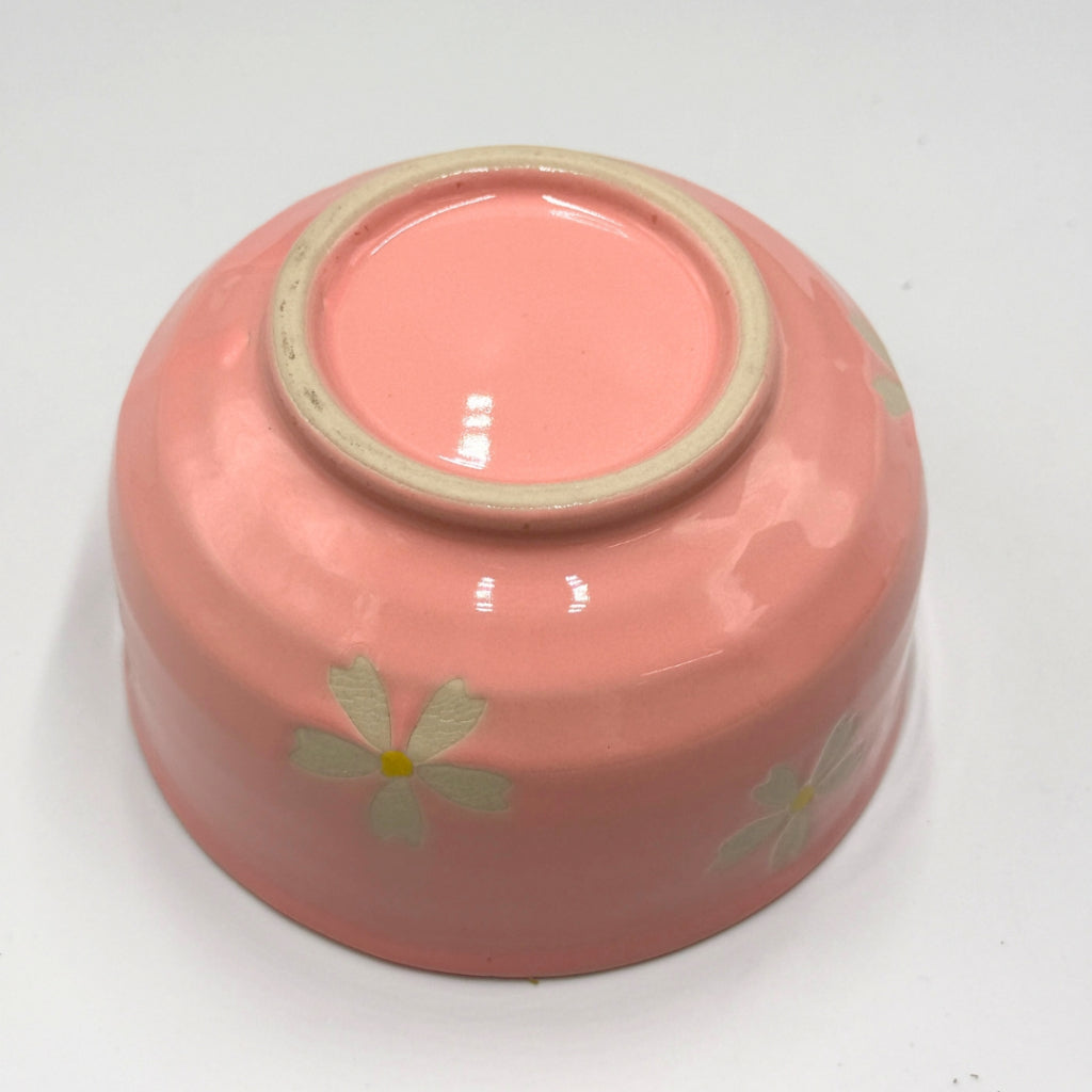Pink Sakura Matcha Bowl Seto Ware  (Made in Japan)matcha chawan,japanese tea bowl