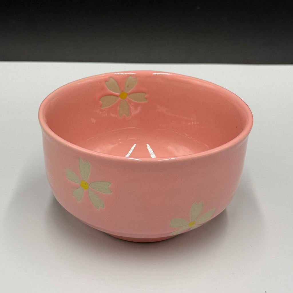 Pink Sakura Matcha Bowl Seto Ware  (Made in Japan)matcha chawan,japanese tea bowl