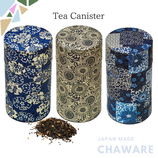 Yamako Tea Canister - Pockan Series L Size 7.5x14.2x7.5cm