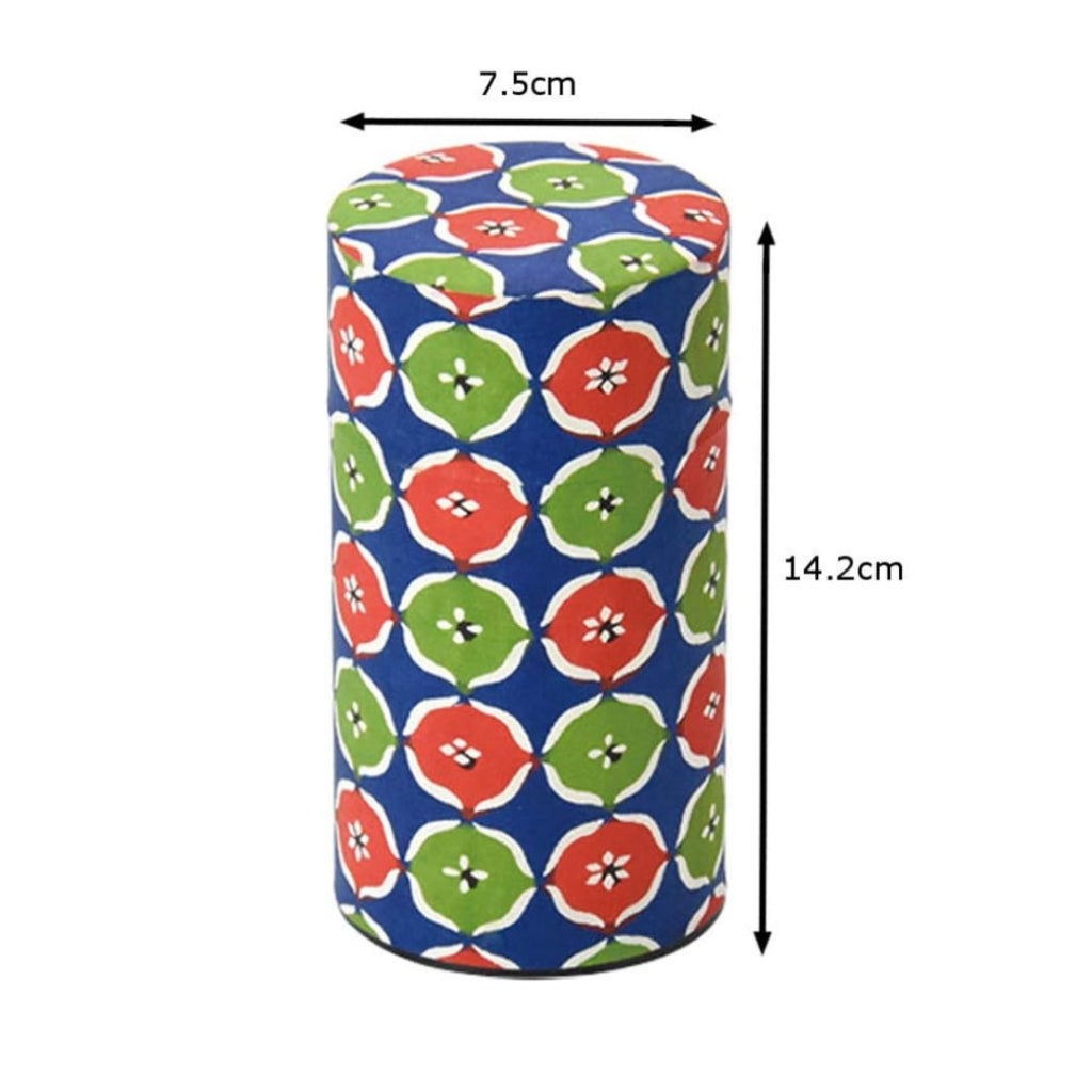 Yamako Tea Canister "Potto-kan" - L Size, 7.5x7.5x14.2cm Made in Japan