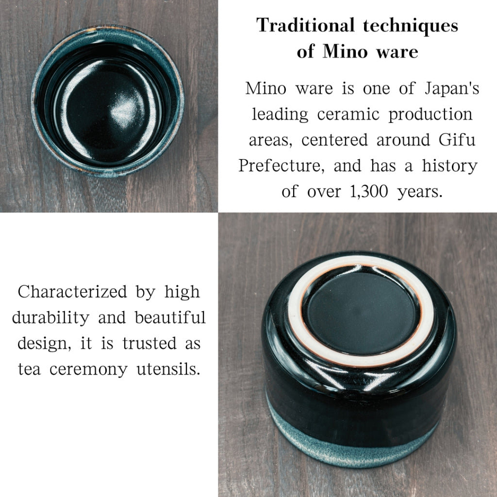 chaware[Matcha bowl] Kaneko Shiro Tenmoku Matcha bowl Mino ware Japanese tea bowl,matcha chawan