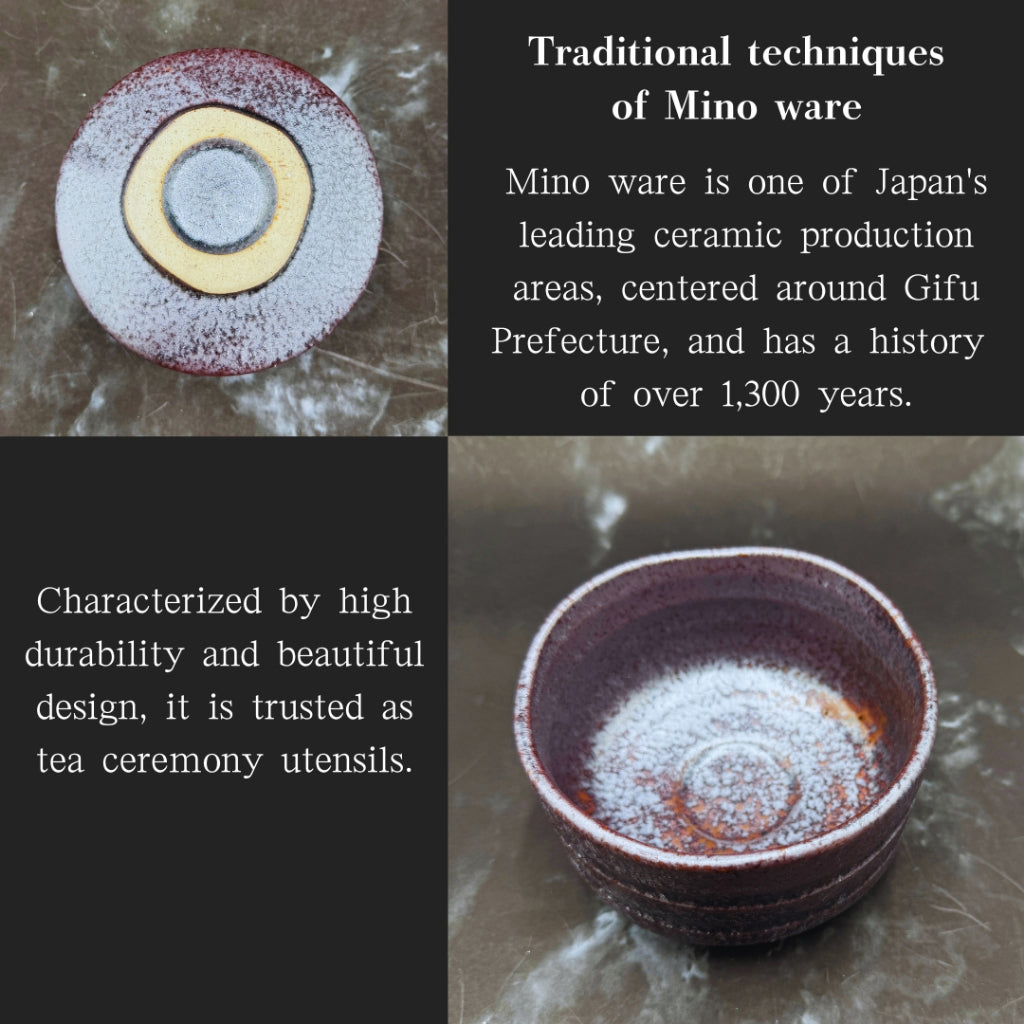 Chaware Matcha Bowl Saburo Matcha Mino Ware Made in Japan, Japanese Tea Cup, Matcha Chawan