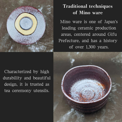 Chaware Matcha Bowl Saburo Matcha Mino Ware Made in Japan, Japanese Tea Cup, Matcha Chawan
