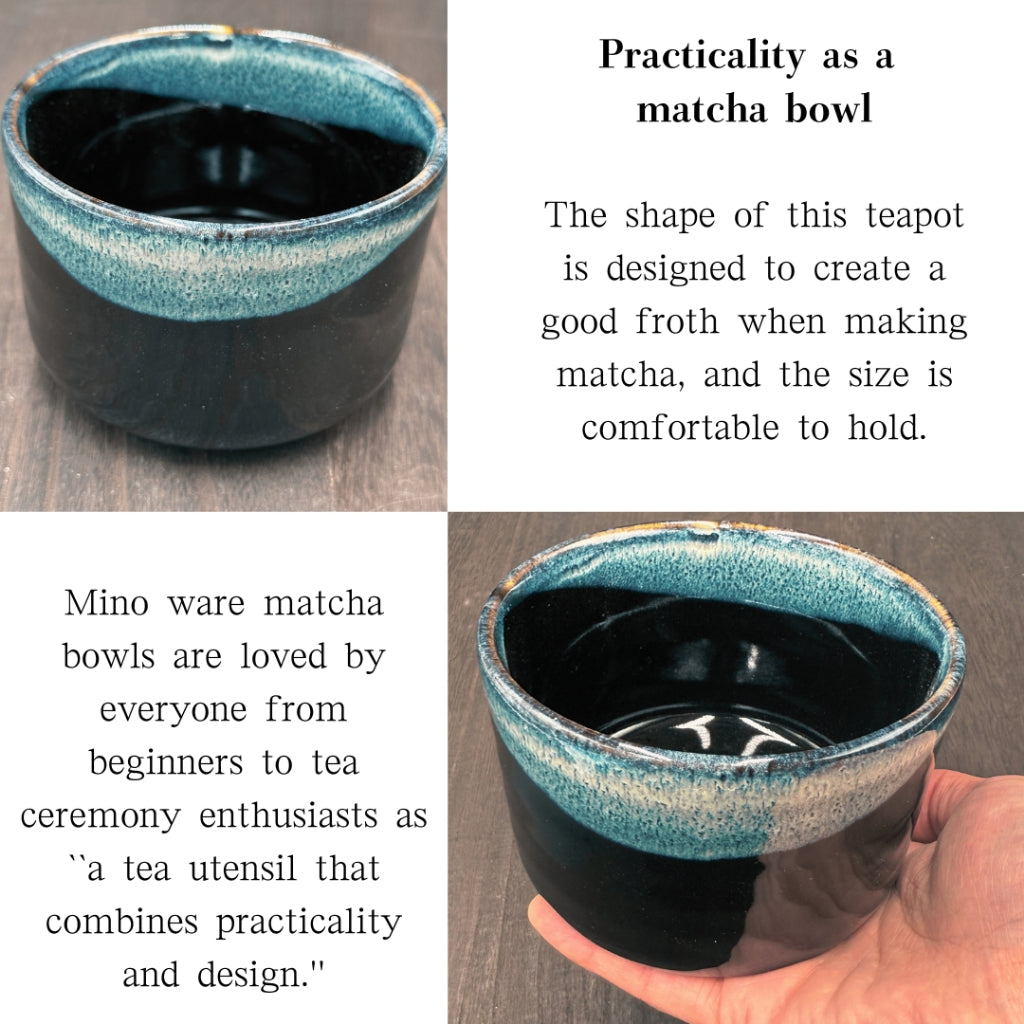 chaware[Matcha bowl] Kaneko Shiro Tenmoku Matcha bowl Mino ware Japanese tea bowl,matcha chawan