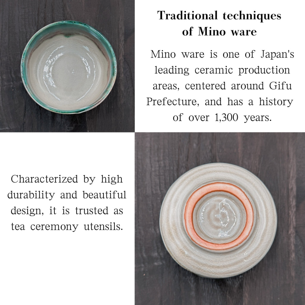 chaware[Matcha bowl] Karaho Oribe Hitogama matcha bowl Mino ware Japanese tea bowl mino021,chawan