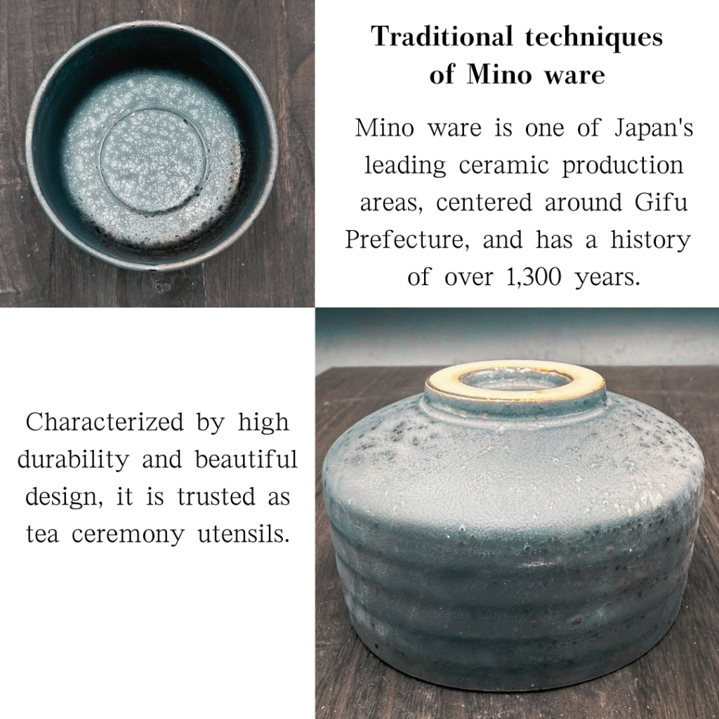 Gold Crystal Cut Matcha Bowl, Mino Ware (made in Japan), Traditional Craft, Matcha Chawan, Japanese Tea Cup