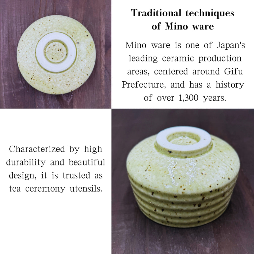 [Matcha bowl/Mino ware/Made in Japan] Matcha bowl by Kanenibuchi Sabioffukehiwa
