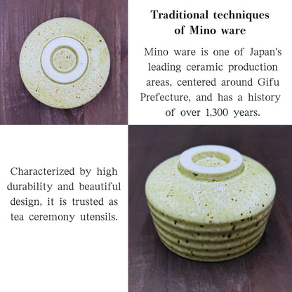 [Matcha bowl/Mino ware/Made in Japan] Matcha bowl by Kanenibuchi Sabioffukehiwa