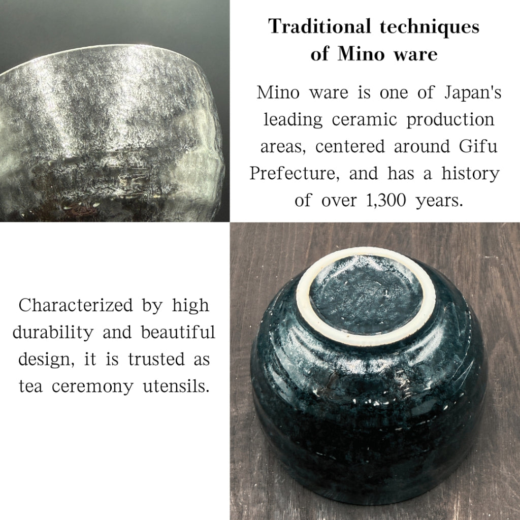 Yudrop Mini Matcha Bowl Mino Ware (Made in Japan)traditional crafts,matcha chawan