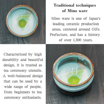 chaware Misano Matcha Bowl Mino Ware (Made in Japan)matcha chawan