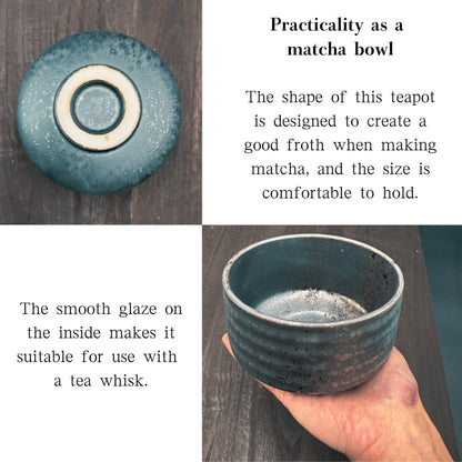 Gold Crystal Cut Matcha Bowl, Mino Ware (made in Japan), Traditional Craft, Matcha Chawan, Japanese Tea Cup