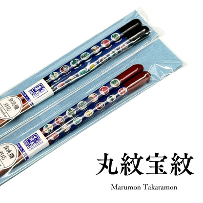 Kutani Ware Color Painting × Wakasa Lacquered Chopsticks / Seikogama [Made in Japan] Series 2