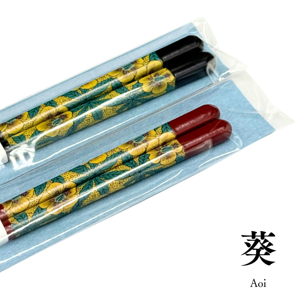Kutani ware overglaze enamel × Wakasa lacquer chopsticks / Seikogama [Made in Japan] Series.1