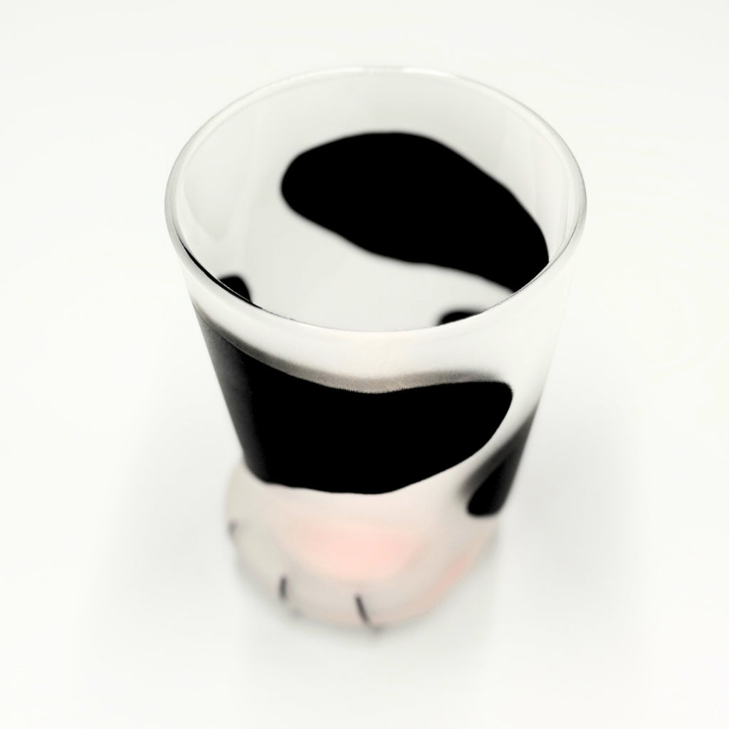 Made in Japan Glass Cup 300ml Coconeco Cup Kitten Cat Lover Cat Paw Parent and Child