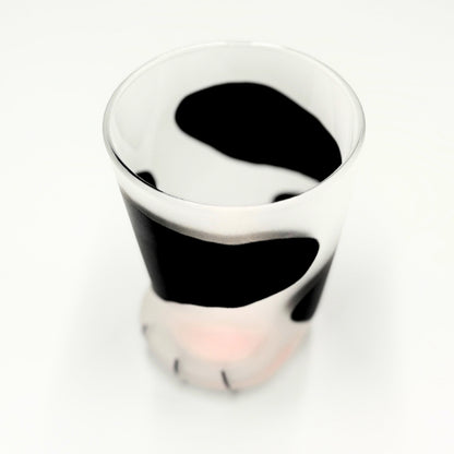 Made in Japan Glass Cup 300ml Coconeco Cup Kitten Cat Lover Cat Paw Parent and Child