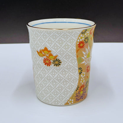 Traditional Japanese Crafts [Kutani Ware] Mug, Cloisonné Kinkazume, Tea Bowl, Chaware