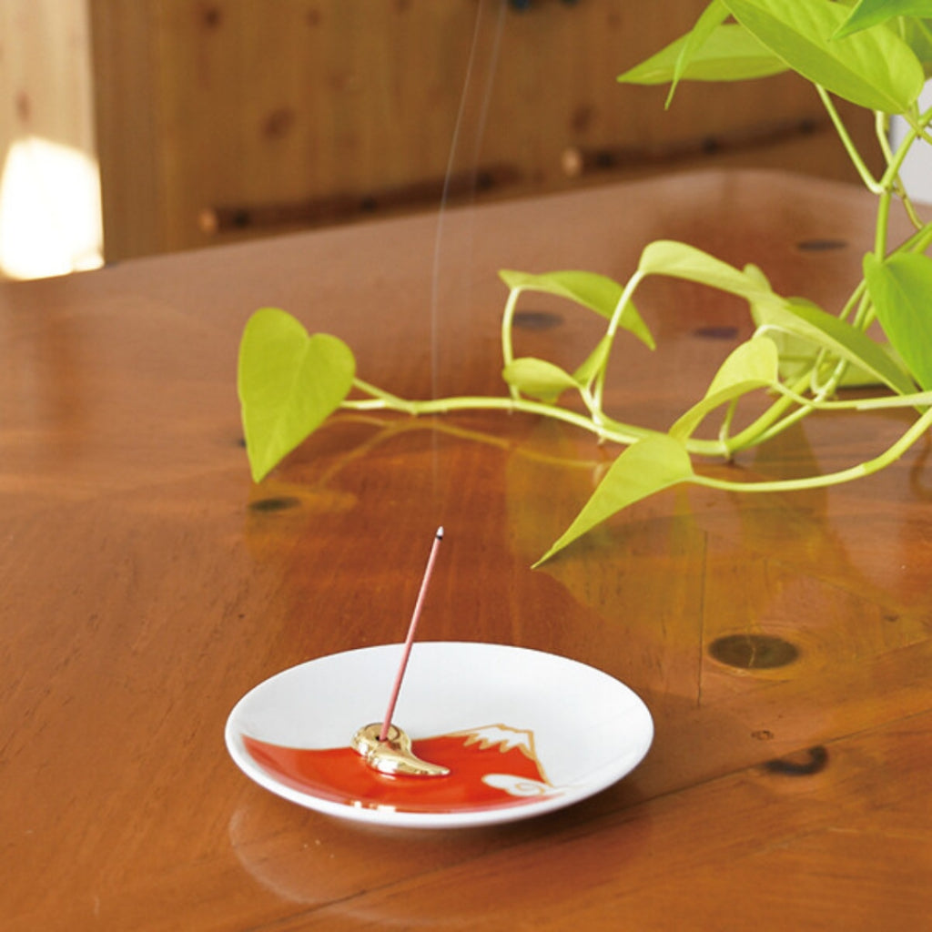 Mt. Fuji Incense Plate/Incense Stick Incense Plate Incense Stand Japanese Gift Made in Japan Plate