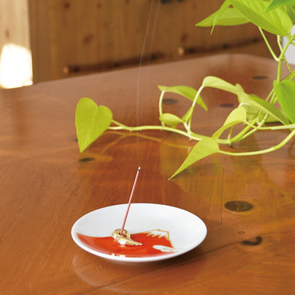 Mt. Fuji Incense Plate/Incense Stick Incense Plate Incense Stand Japanese Gift Made in Japan Plate