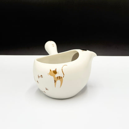 ```json
{
  "text": "[Mino Ware/Functional Teapot/Cha-Miru] Shoko Neko Cha-Miru Teapot/Tea Cup White, Kyusu, Chaware"
}
```