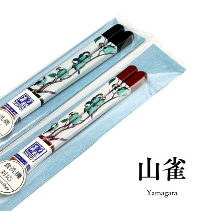Kutani ware overglaze enamel × Wakasa lacquer chopsticks / Seikogama [Made in Japan] Series.1