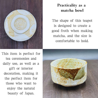 chaware Matcha bowl Yukishino matcha chawan made japan mino ware