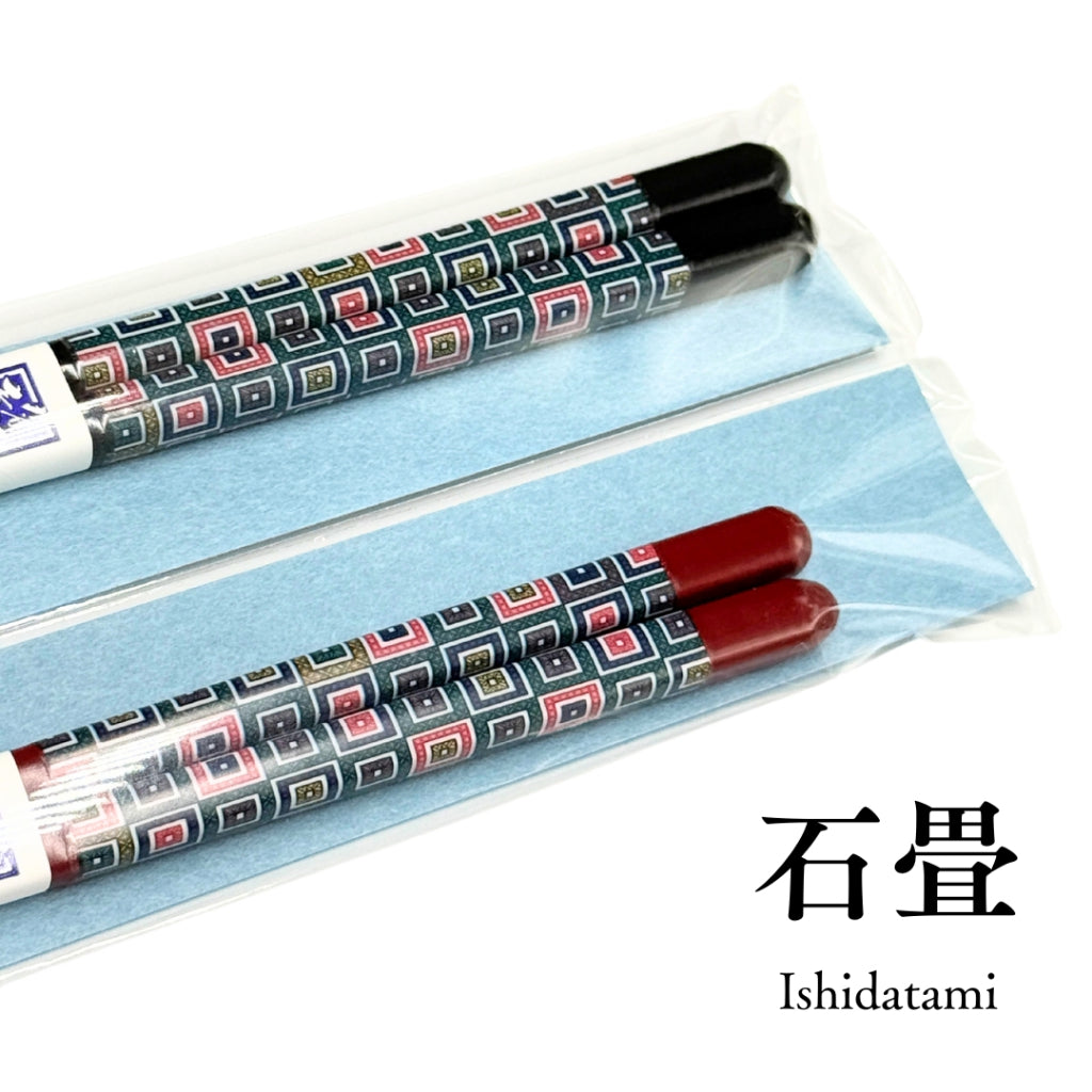 Kutani ware overglaze enamel × Wakasa lacquer chopsticks / Seikogama [Made in Japan] Series.1
