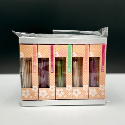 [Gift] Cherry Blossom Fukusa Wrapping/Incense Stick Set Spring
