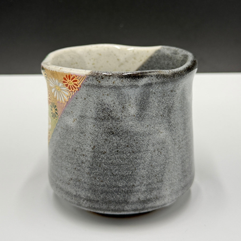 [Kutaniyaki] Teacup Kinkazume [Made in Japan] japanese Teacup yunomi chaware