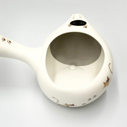 ```json
{
  "text": "[Mino Ware/Functional Teapot/Cha-Miru] Shoko Neko Cha-Miru Teapot/Tea Cup White, Kyusu, Chaware"
}
```
