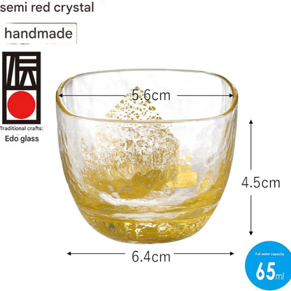 [Made in Japan] Toyo Sasaki Glass Edo Glass Yachiyo Kiln Cold Sake Cup 65ml Made in Japan Sake Cup Sake Glass Glass Cup Gift Present Offering 10797