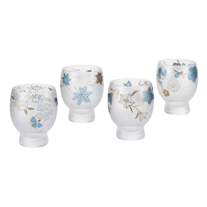ADERIA Premium Japanese Sake Glass Set - Seasonal Collection (145ml) - Made in Japan