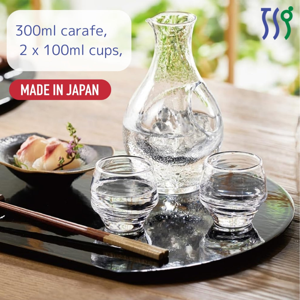【made in japan】
Eastern Sasaki Glass Sake Chilled Set, Sake Glass Collection, Complete Sake Utensils, Boxed, Made in Jap