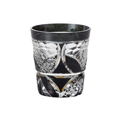 Toyo Sasaki Glass Yachiyo Kiriko On-the-Rock Ring Difference 255ml Made in Japan Comes in Wooden Box Shochu Glass Rock Glass Whiskey Glass Glass Cup Gift Present Gift for Respect-for-the-Aged Day Father's Day Mother's Day Birthday LSB19753SBK-C621
