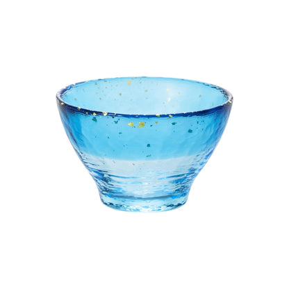 ADERIA Tsugaru Glass "Aomori no Umi" Sake Cup Pacific Ocean 85ml Made in Japan Gift Box Included Ochoko Guinomiy Japanese Sake Glass Glass Chill Sake Sake Set Tasting Sake Delicacy Container Gift Women Mother's Day Father's Day Couple Men Moving Celebrati