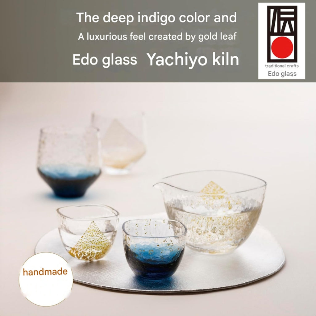 [Made in Japan] Toyo Sasaki Glass Edo Glass Yachiyo Kiln Cold Sake Cup 65ml Made in Japan Sake Cup Sake Glass Glass Cup Gift Present Offering 10797