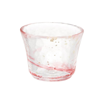 ADERIA Tsugaru Bidoro Sake Cup Harukaze 75ml Made in Japan in Gift Box, Ochoko Sipping Cup, Sake Glass, Glass, Chilled Sake, Stylish Sake Vessel, Gift for Women, Mother's Day, Father's Day, Couples, Men, Housewarming, Wedding, Courtesy Visits, Small Gifts