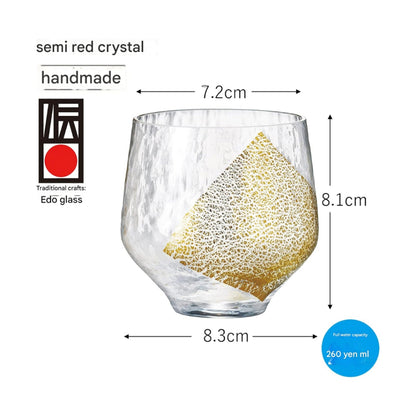 【made in japan】
Toyo Sasaki Glass Edo Glass Yachiyo Kiln Free Glass 260ml Made in Japan Rock Glass Tumbler Glass Cup Sake Glass Gift Present Gift for Respect for the Aged Day Father's Day Mother's Day Birthday 10392
