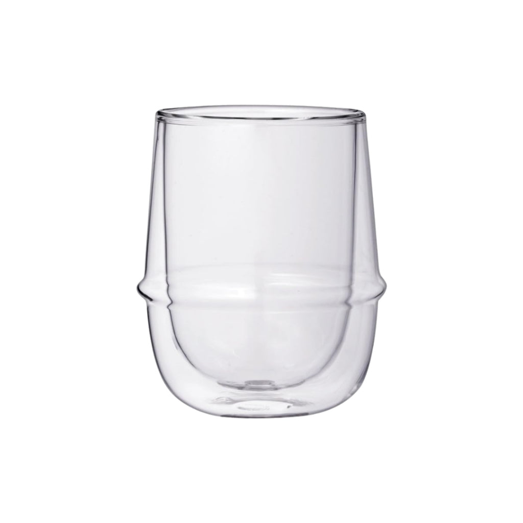 KINTO KRONOS Double Wall Coffee Cup 250ml Heat-Resistant Glass Microwave and Dishwasher Safe Gift Present 23107