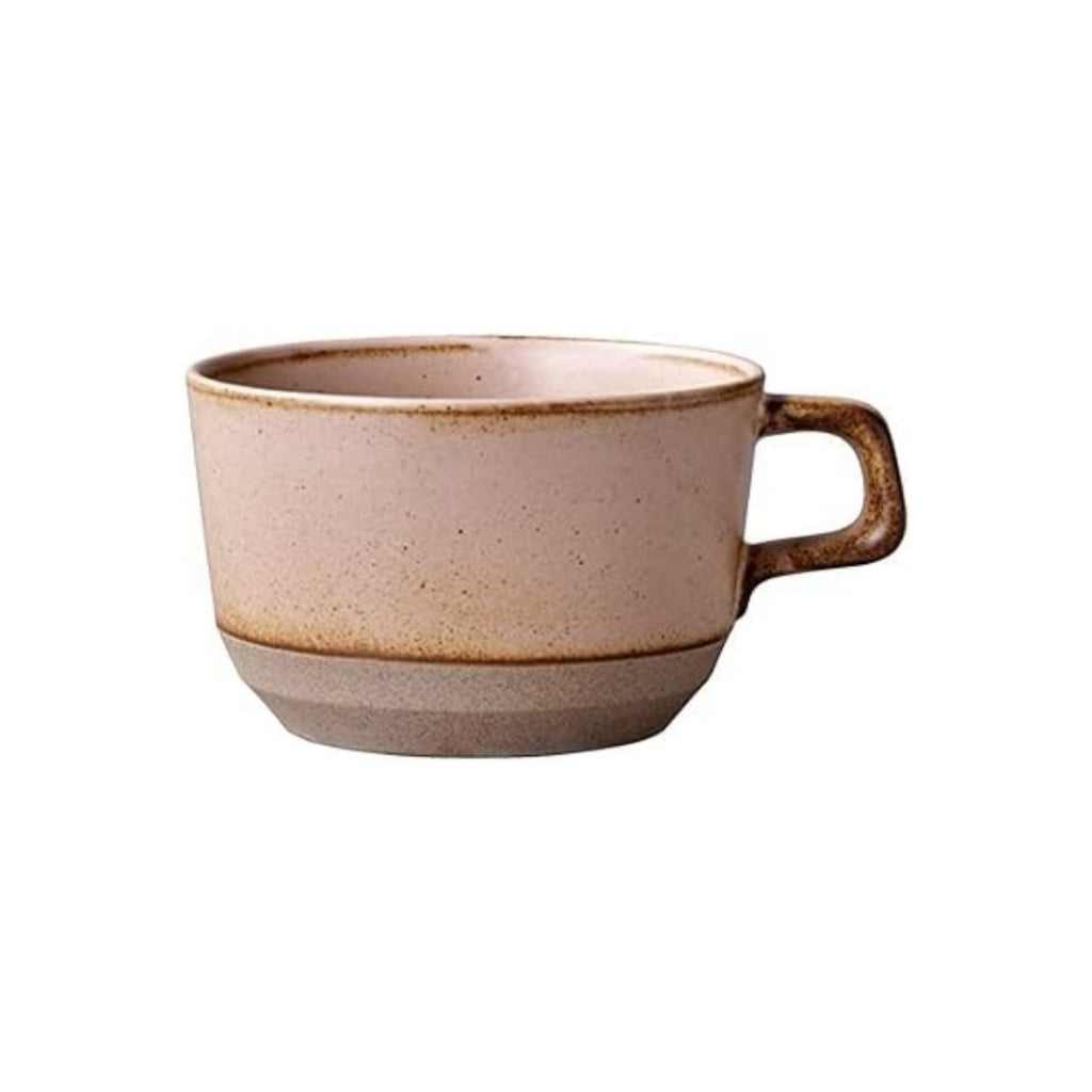 KINTO CLK-151 Wide Mug 400ml Pink, Microwave and Dishwasher Safe, 29583