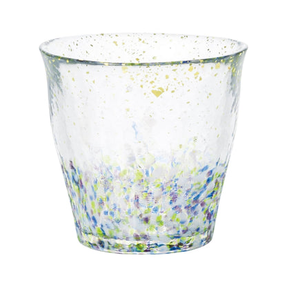ADERIA Tsugaru Glass Ice Flower Gold Leaf Rock Glass Droplet 300ml Made in Japan with Dedicated Wooden Box Highball Whiskey Beer Sake Shochu Stylish Brandy Beer Gift for Women Mother's Day Father's Day Couples Men Housewarming Wedding Greeting Petit Retir