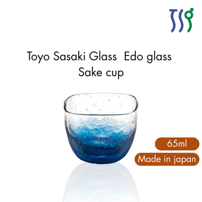 【made in japan】
Toyosasaki Glass Edo Glass Yachiyo Kiln Chilled Sake Cup 65ml Made in Japan Sake Cup Sake Glass Glass Cu