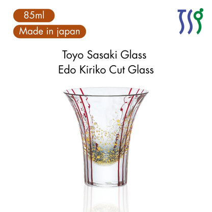 【made in japan】
Higashi-Yon Sasaki Glass Edo Glass Yachiyo Kiln Sake Cup Hanami Sake 85ml Made in Japan Sake Glass Glass
