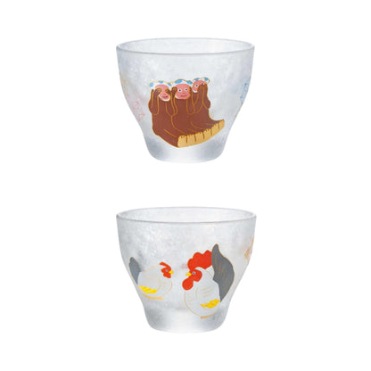 ADERIA Celebratory Zodiac Sake Cup - 90ml [Ochoko/Sake Glass] Made in Japan, Gift Boxed for Birthdays and Special Presents