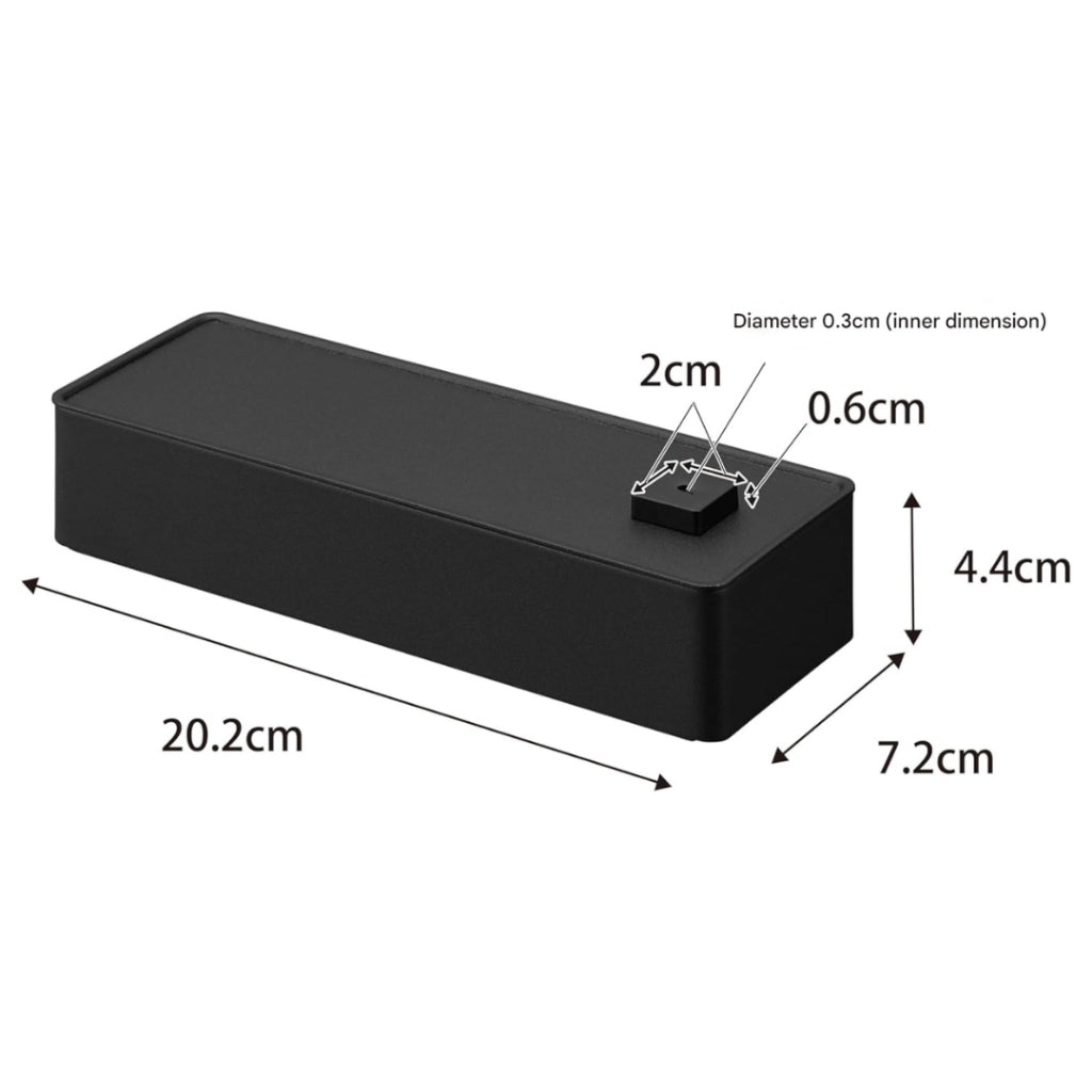 Yamazaki Tower Incense Holder and Storage Case (White & Black)