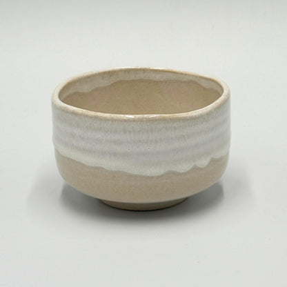 FD White Glaze White Karatsu Flow Outdoor Tea Bowl Matcha Bowl Hasami Ware Made in Japan