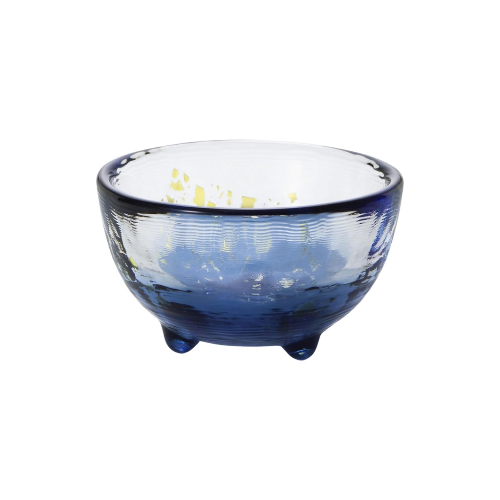 ADERIA Tsugaru Glass "Aomori's Sea" Sake Cup Mutsu Bay 50ml Made in Japan Gift Box Included Ochoko GuinomI Sake Glass Glassware Chilled Sake Sake Cup Sake Ware Tasting Cup Snack Holder Gift for Women Mother's Day Father's Day Couples Men Housewarming Wedd